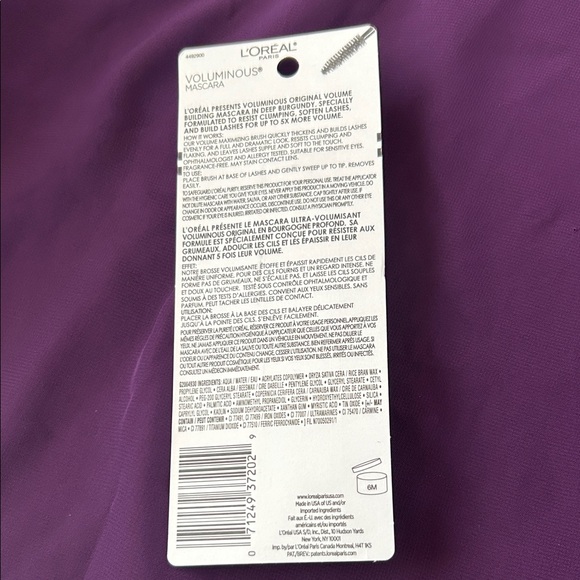 L'Oreal Voluminous Original Mascara — Deep Burgundy - Picture 3 of 3